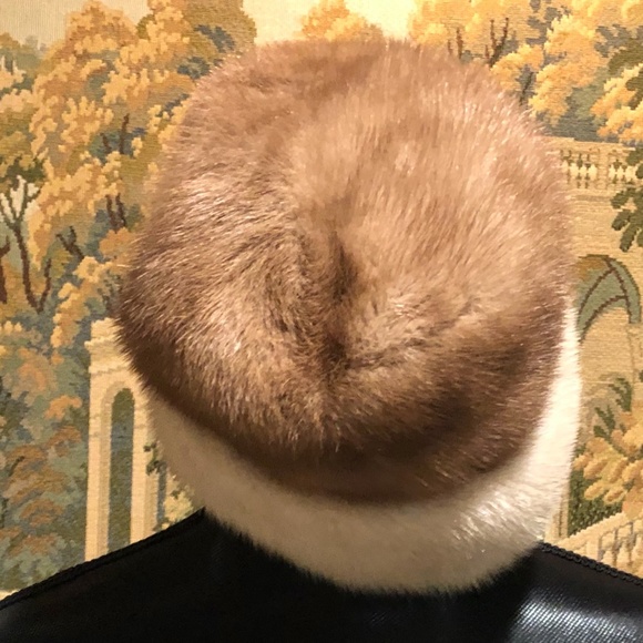 Miss Alice Furrier Montaldo\'s Mink Fur Hat Vintage main image 4